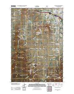 Butte South 2011 topographic map thumbnail