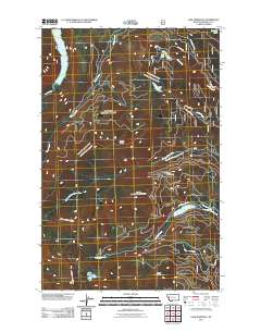 Lake Marshall 2011 topographic map thumbnail