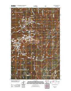 Neihart 2011 topographic map thumbnail