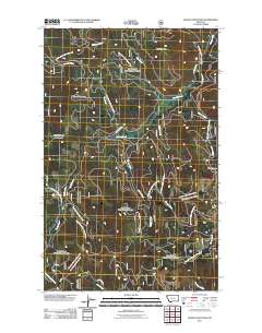 Sunday Mountain 2011 topographic map thumbnail