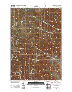 Hodsdon Flats 2011 topographic map thumbnail