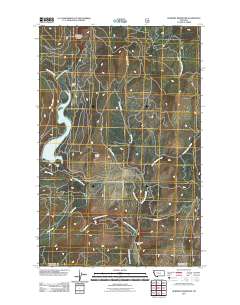 Hubbart Reservoir 2011 topographic map thumbnail