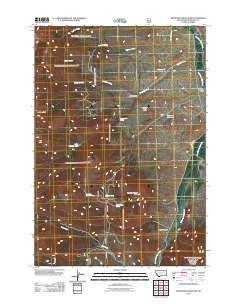 Medicine Lodge Peak 2011 topographic map thumbnail