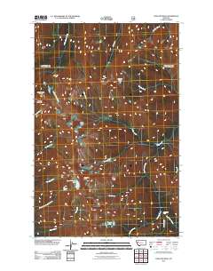 Holland Peak 2011 topographic map thumbnail