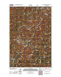 Landowner Mountain 2011 topographic map thumbnail