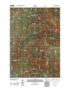Windy Hill 2011 topographic map thumbnail
