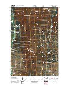 Black Pine Ridge 2011 topographic map thumbnail