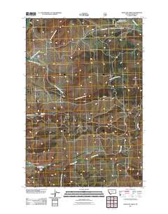 Antelope Creek 2011 topographic map thumbnail