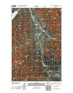Big Salmon Lake East 2011 topographic map thumbnail