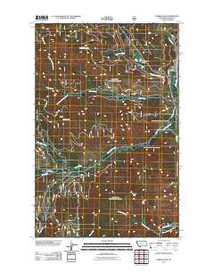 Barren Peak 2011 topographic map thumbnail