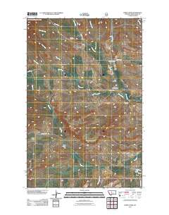 Byrne Creek 2011 topographic map thumbnail