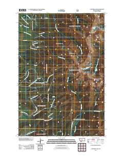 Campfire Lake 2011 topographic map thumbnail