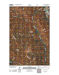Benchmark 2011 topographic map thumbnail
