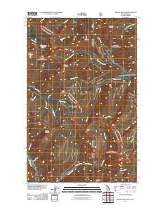 Benning Mountain 2011 topographic map thumbnail