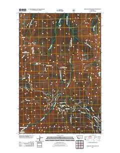 Arrastra Mountain 2011 topographic map thumbnail