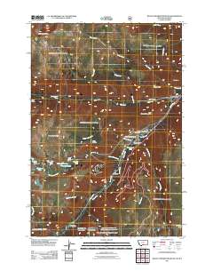 Black Pyramid Mountain 2011 topographic map thumbnail