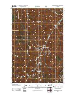 Blankenbaker Flats 2011 topographic map thumbnail