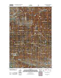 Ellis Canyon 2011 topographic map thumbnail