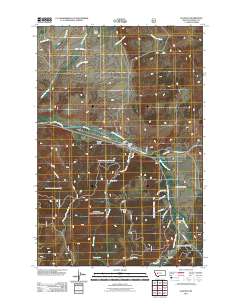 Elliston 2011 topographic map thumbnail