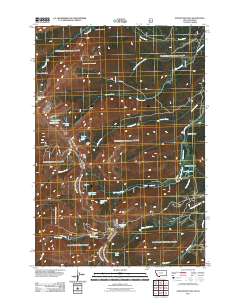 Goldstone Pass 2011 topographic map thumbnail