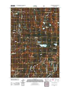 Fred Burr Lake 2011 topographic map thumbnail
