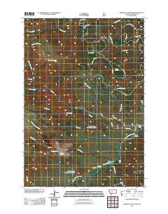 Freezeout Mountain 2011 topographic map thumbnail