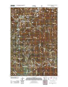 Greenhorn Mountain 2011 topographic map thumbnail