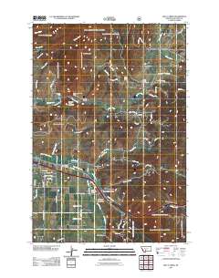 Kelly Creek 2011 topographic map thumbnail