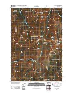 Kelly Lake 2011 topographic map thumbnail