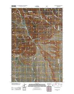 Sahara Hill 2011 topographic map thumbnail