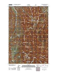 Rimrock Divide 2011 topographic map thumbnail