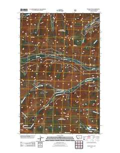 Moose Peak 2011 topographic map thumbnail