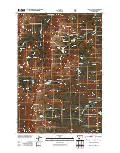 Mount Tahepia 2011 topographic map thumbnail