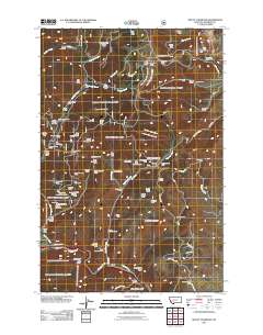 Mount Thompson 2011 topographic map thumbnail