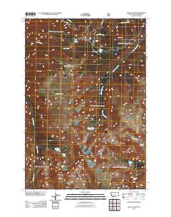 Mount Wood 2011 topographic map thumbnail