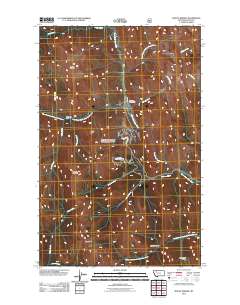Mount Wright 2011 topographic map thumbnail