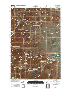 Pony 2011 topographic map thumbnail