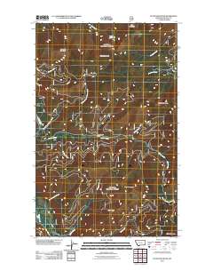 Pulpit Mountain 2011 topographic map thumbnail