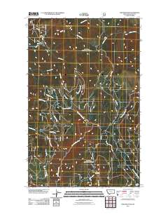 Pink Mountain 2011 topographic map thumbnail