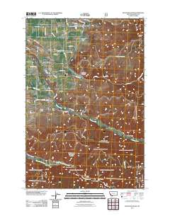 Mountain House 2011 topographic map thumbnail