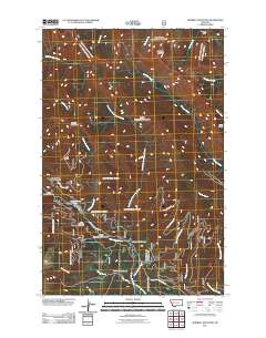 Morrell Mountain 2011 topographic map thumbnail