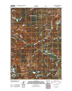 Potosi Peak 2011 topographic map thumbnail