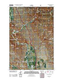 Melrose 2011 topographic map thumbnail