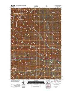 Hoppers 2011 topographic map thumbnail