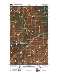 Mount Hefty 2011 topographic map thumbnail