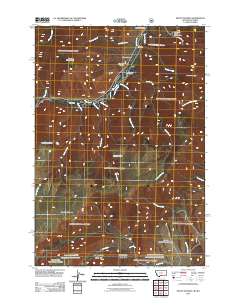 Mount Maurice 2011 topographic map thumbnail