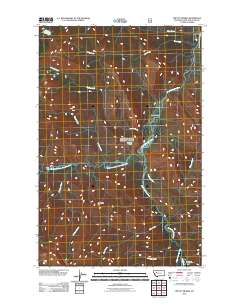 Pretty Prairie 2011 topographic map thumbnail