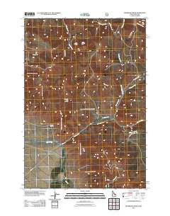 Reservoir Creek 2011 topographic map thumbnail