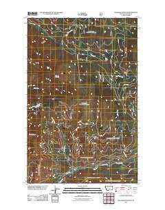 Richards Mountain 2011 topographic map thumbnail