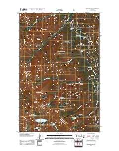 Howard Lake 2011 topographic map thumbnail
